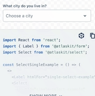 autocomplete-list concept on a Combobox component in Atlaskit.