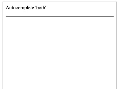 autocomplete-both concept on a Combobox component in Lion.