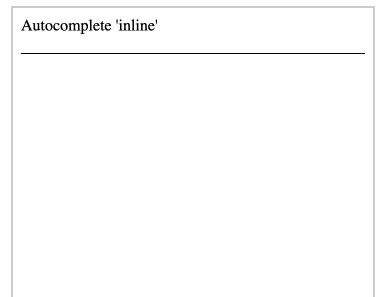 autocomplete-inline concept on a Combobox component in Lion.