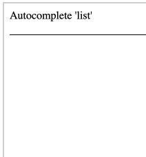 autocomplete-list concept on a Combobox component in Lion.