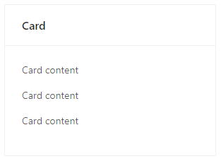 header concept on a Card component in Ant Design.