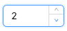 hovered concept on a InputNumber component in Ant Design.
