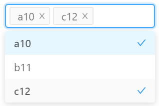 multiple concept on a Select component in Ant Design.