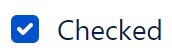 checked concept on a Checkbox component in Atlaskit.