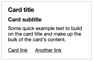 basic concept on a Card component in Boosted.