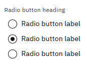 radio-button-group-orientation concept on a Radio Button component in Carbon Design System.