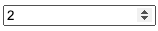 hovered concept on a InputNumber component in Chromium.
