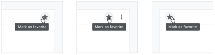 position concept on a Tooltip component in Material Components Web.