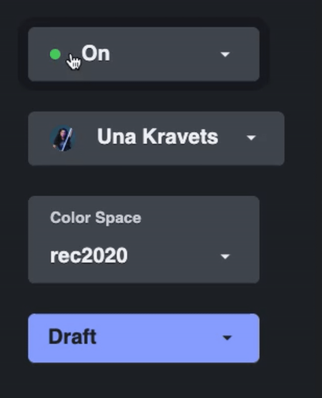 A customizable select element with a listbox that animates open and closed