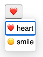 The rendering of a customizable select element with a custom selectedcontent element