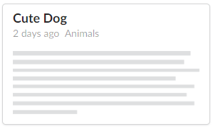 metadata concept on a Card component in Semantic UI.