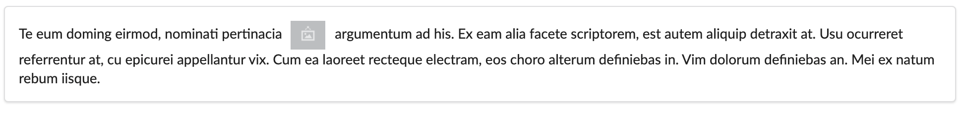 spaced concept on a Image component in Semantic UI.