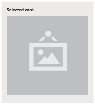 selected concept on a Card component in Stardust UI.