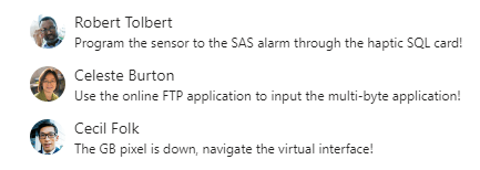 surface concept on a List component in Stardust UI.