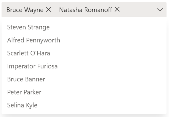 multiple concept on a Select component in Stardust UI.