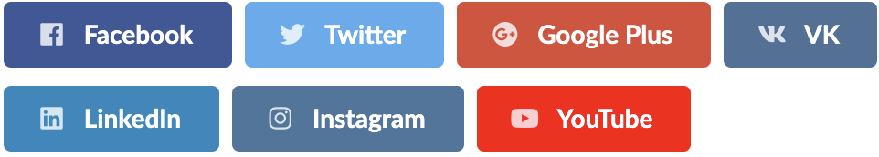 social concept on a Button component in Semantic UI.